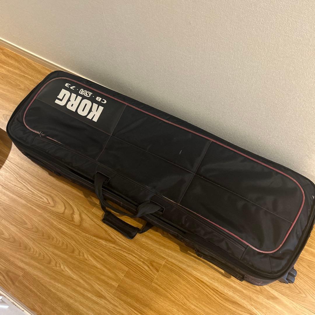 都内引き取り限定　KORG SV-1 73鍵 ペダル付　キャスターケース付き