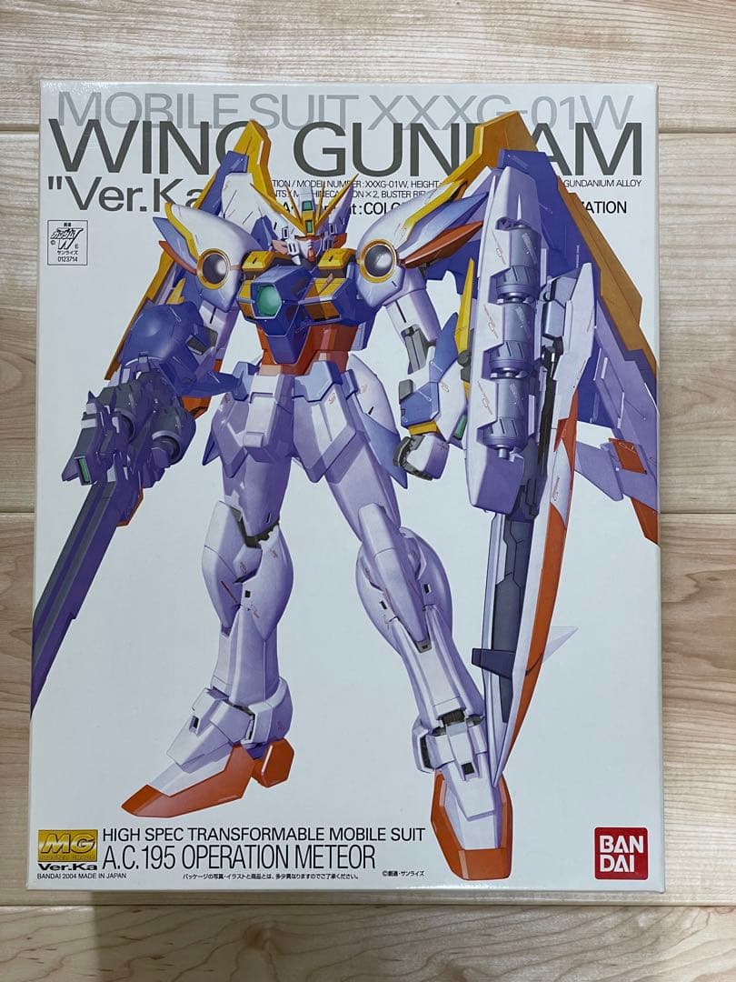 MG ウイングガンダム\"Ver.Ka\" デカール付 & トールギスⅡ 新品未組立