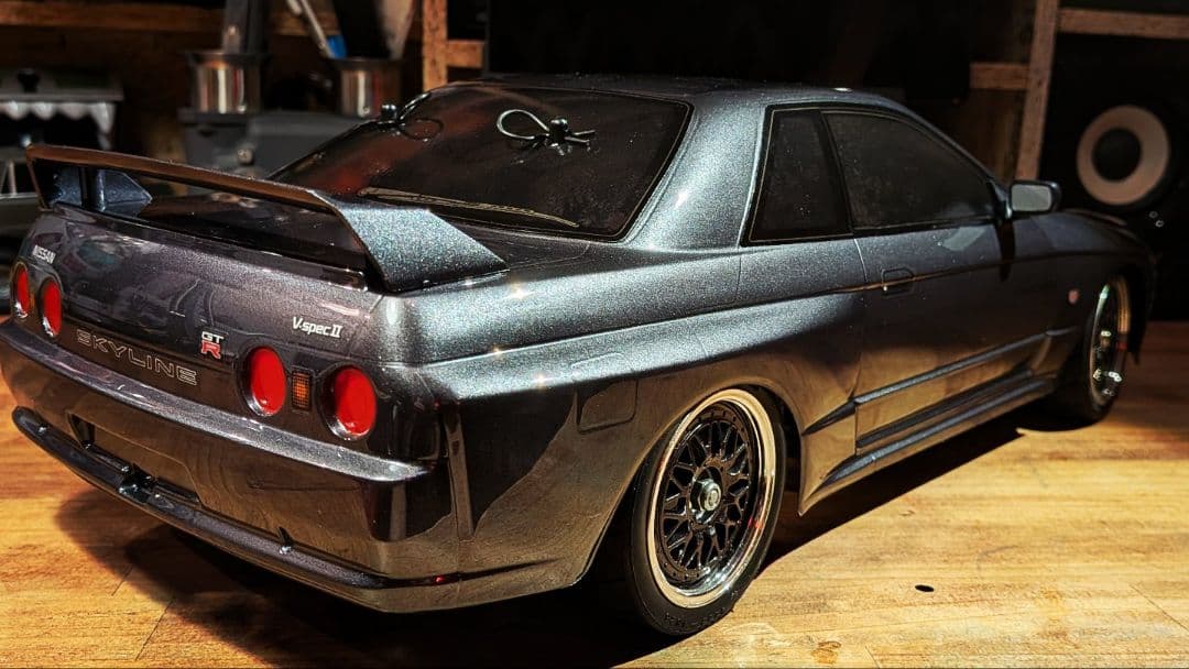 タミヤ1/10スカイライン GT-R R32 ボディ純正色プロ仕様塗装