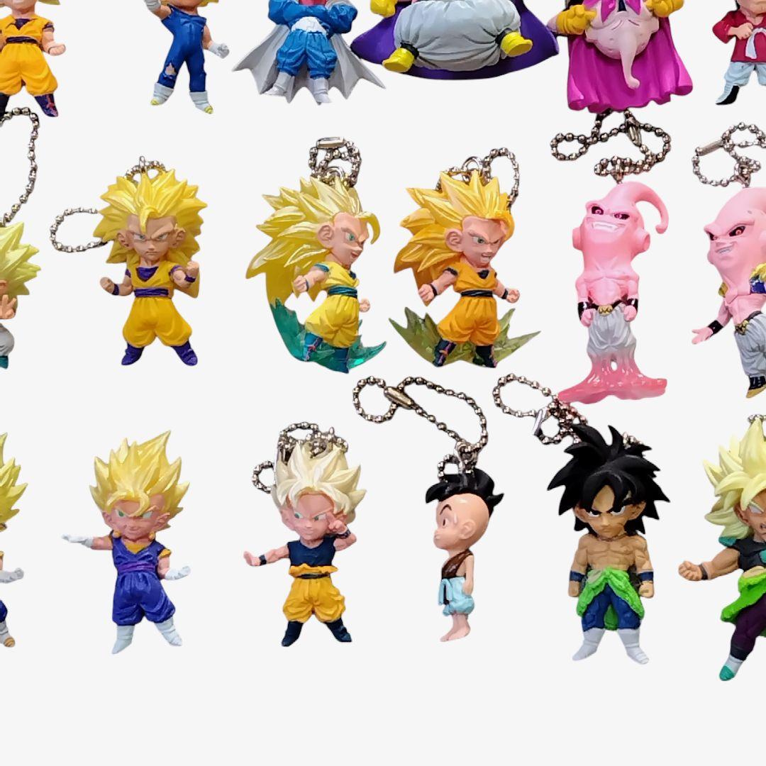 ドラゴンボール UDM まとめ売り キーホルダー スイング ストラップ 黒紐