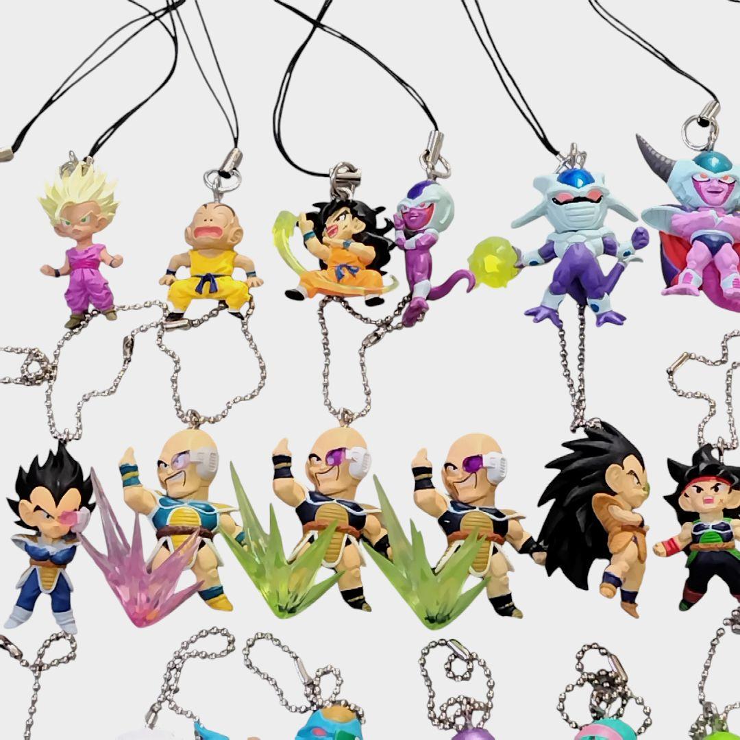 ドラゴンボール UDM まとめ売り キーホルダー スイング ストラップ 黒紐
