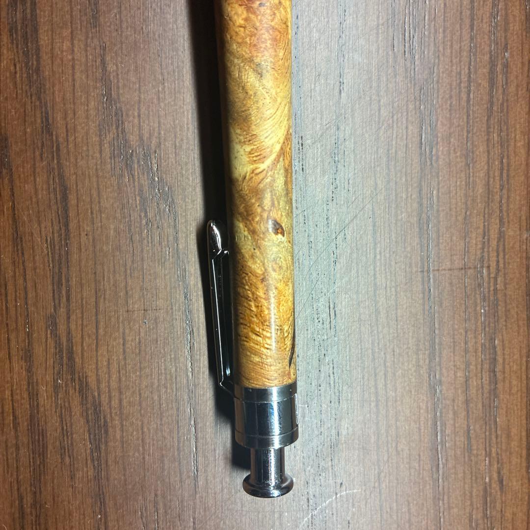 工房楔　シャーペン　花梨紅白