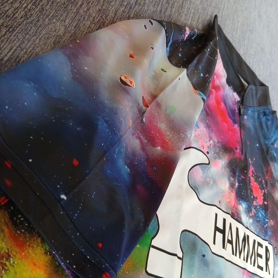 ✨新品✨ハンマー　2XLサイズ　宇宙　カラフル　大きいサイズ　ボウリングウェア