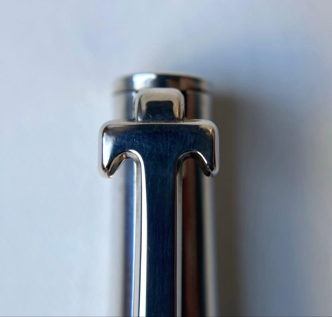 ティファニー　Tクリップ　ブルーバンド　スターリングシルバー　ボールペン　925