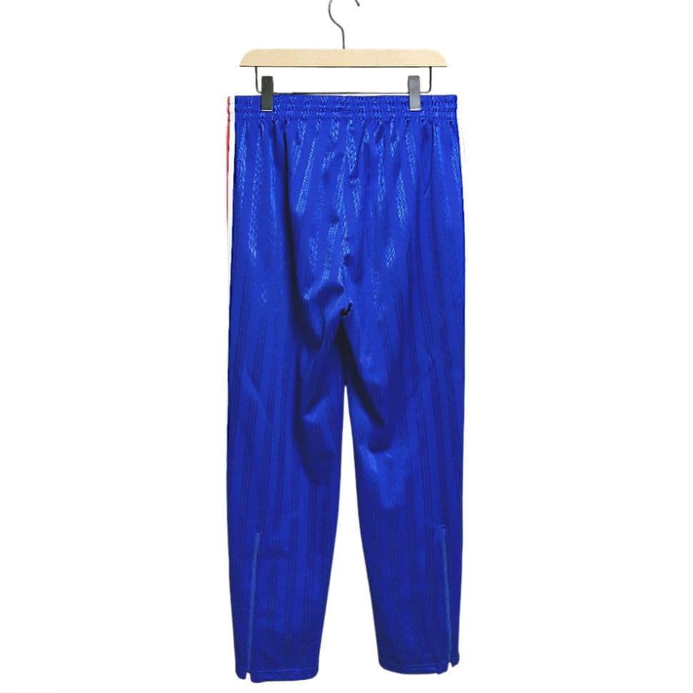 アディダス ジャージ上下セット【ジャケットXO パンツО】青シャドウストライプ