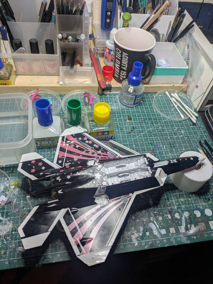 【置物otemoto様】【製作記録】F-22 ラプター アイマス 天海春香