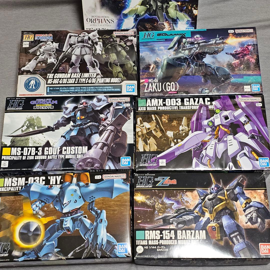 HG 1/144 ガンプラ7点 未組立 まとめ売り
