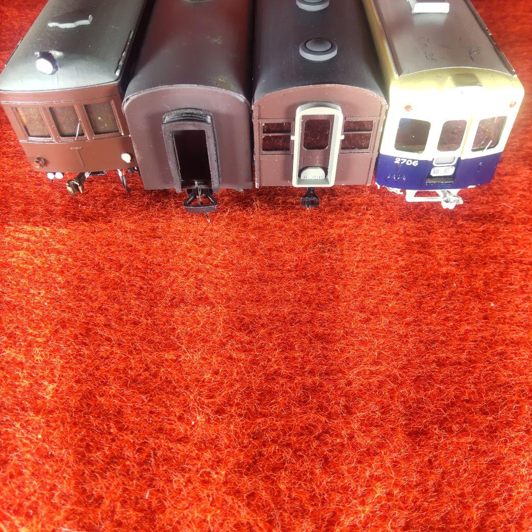 客車4台動作確認済み、HOゲージ