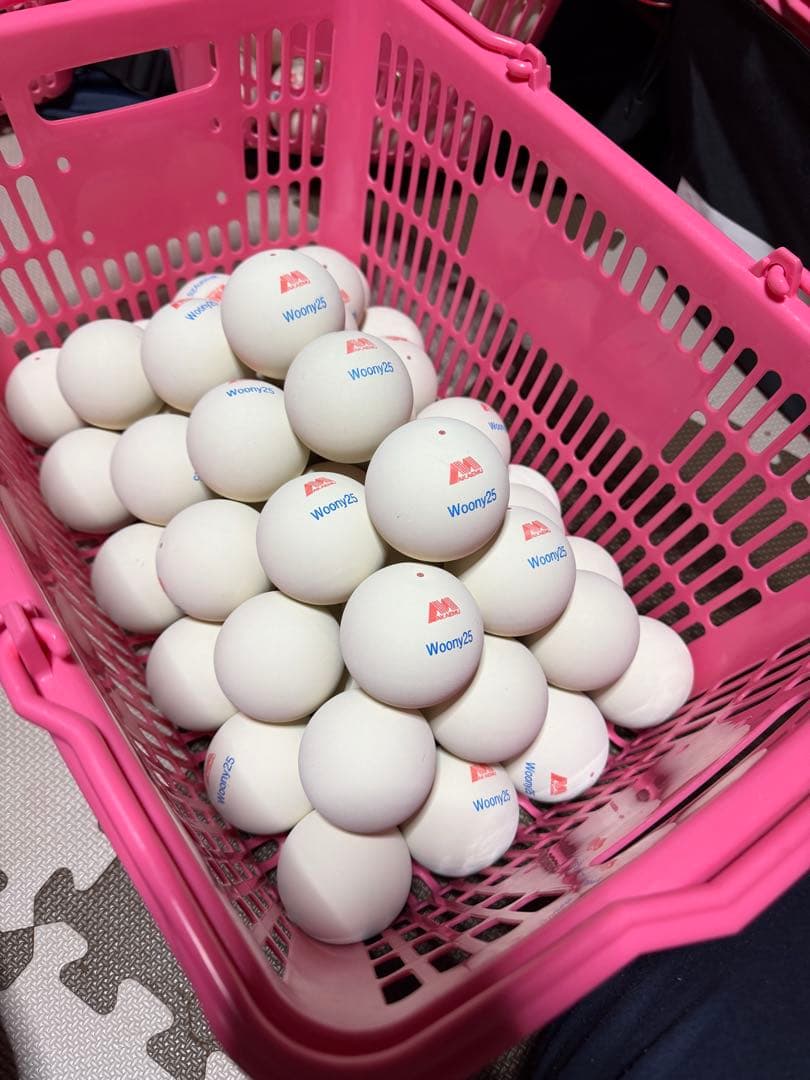 ソフトテニスボール　アカエム　112球【公認球】