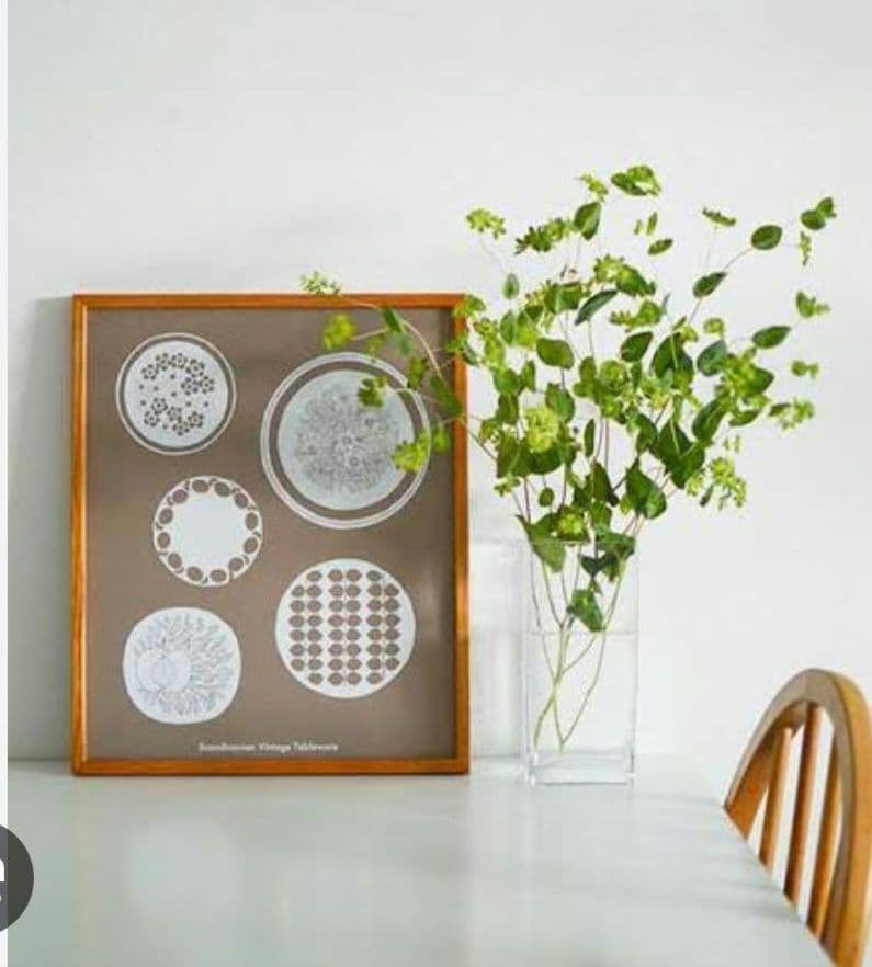 取り扱い終了品　北欧暮らしの道具店　額付きシルクスクリーン