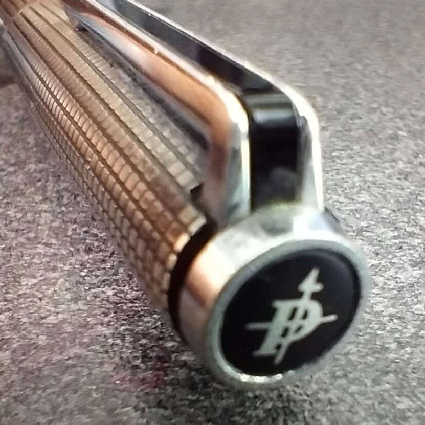 Z04）パイロット カスタム 万年筆 スターリング シルバー 銀製 ペン先18金