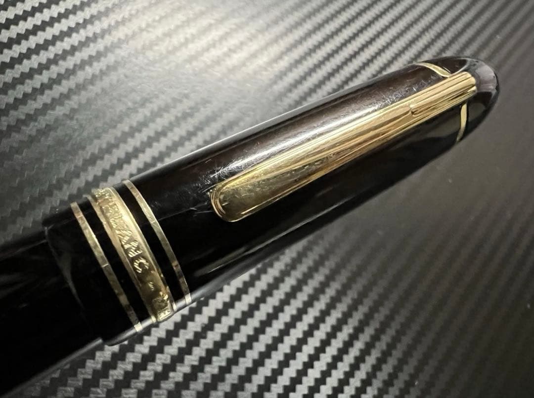 モンブラン マイスターシュテュック 149 万年筆 18K 中白 M エボ芯