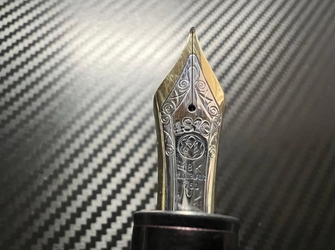 モンブラン マイスターシュテュック 149 万年筆 18K 中白 M エボ芯