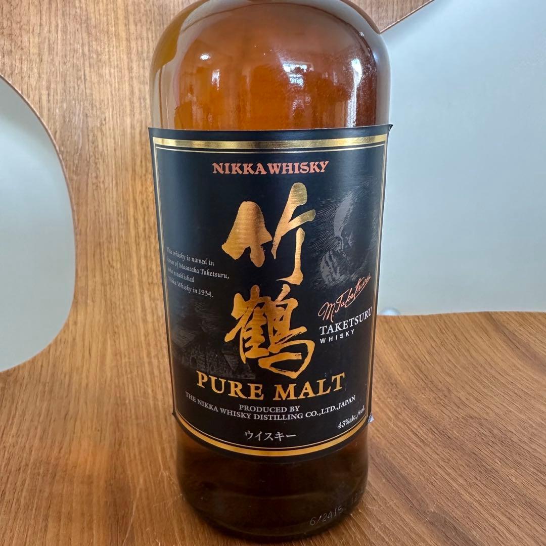ニッカウイスキー 竹鶴 ピュアモルト PUREMALT 旧ラベル 700ml