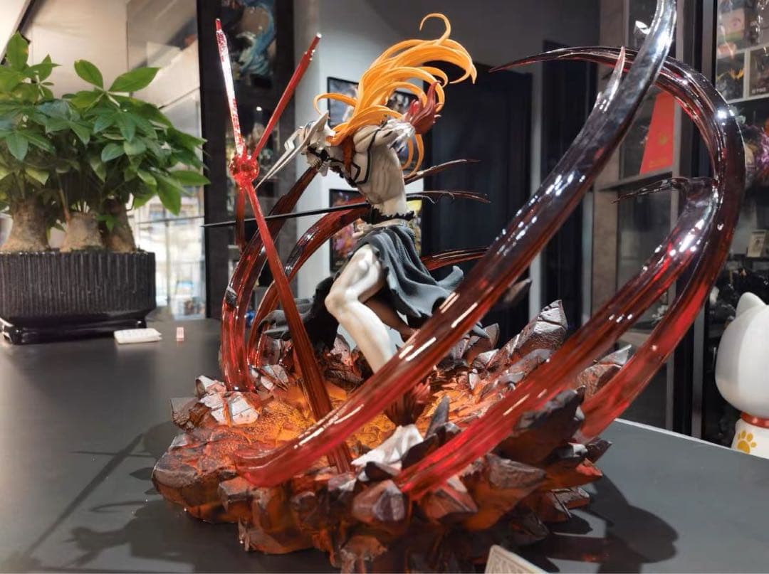 BLEACH 黒崎一護 ガレージキット ガレキ スタチュー④⑨X