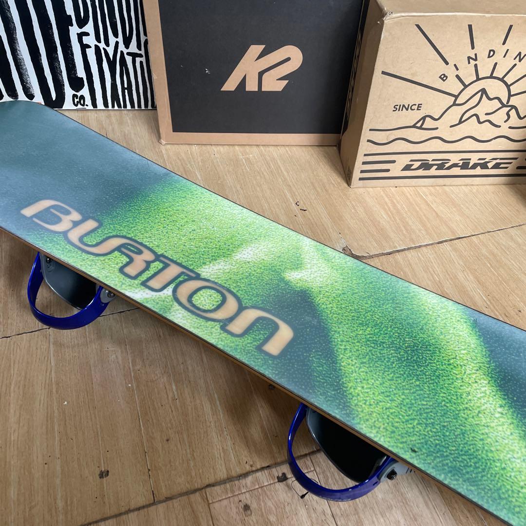 BURTON×RIDE　バートン　スノーボードセット　ライド　バインディング付