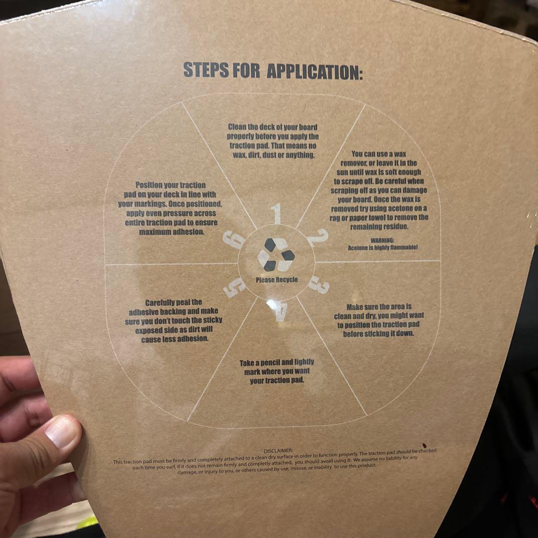 Aquabona AM Largeフィンセットとデッキカバー