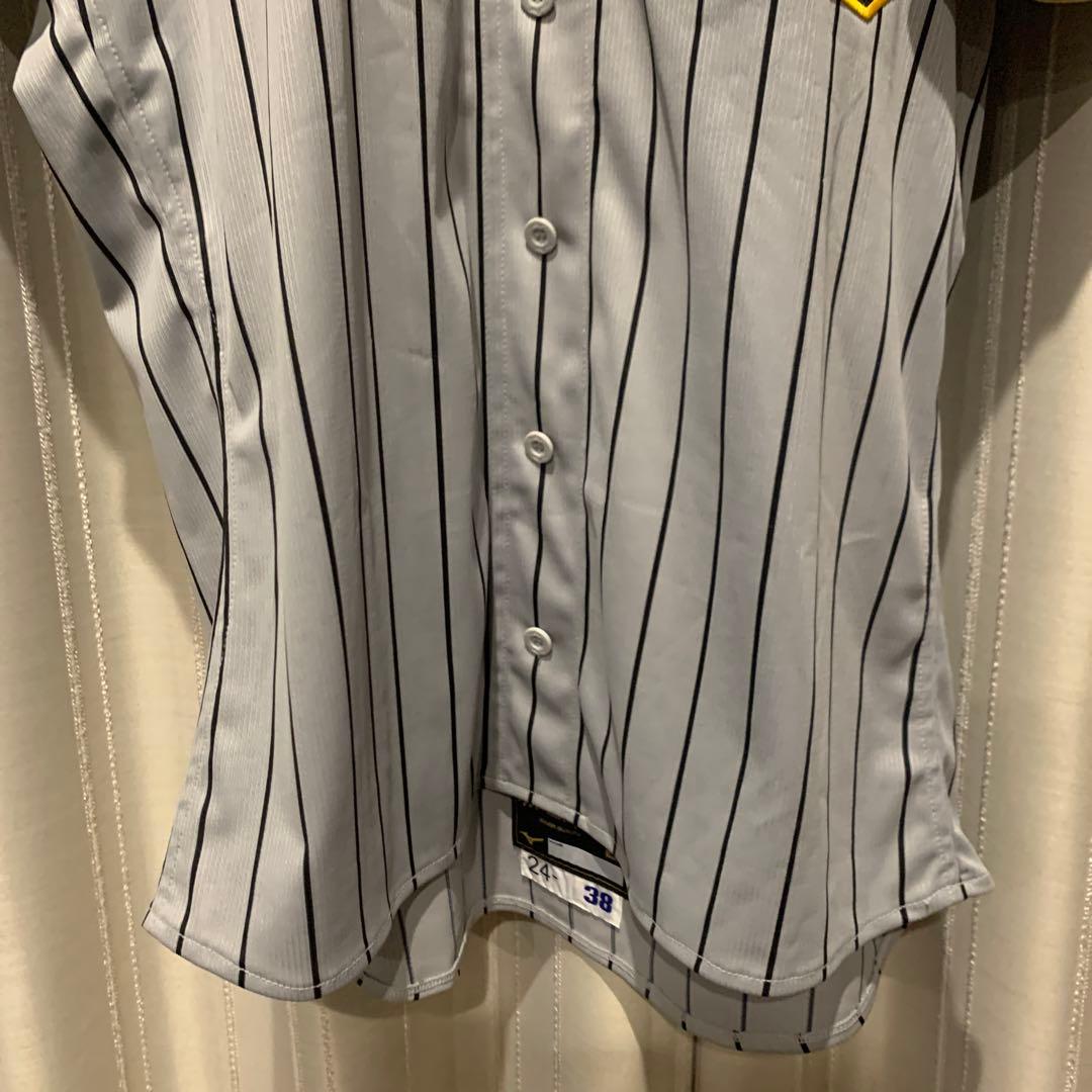 専用 ミズノプロ 阪神タイガース ビジターユニフォーム #38 小幡