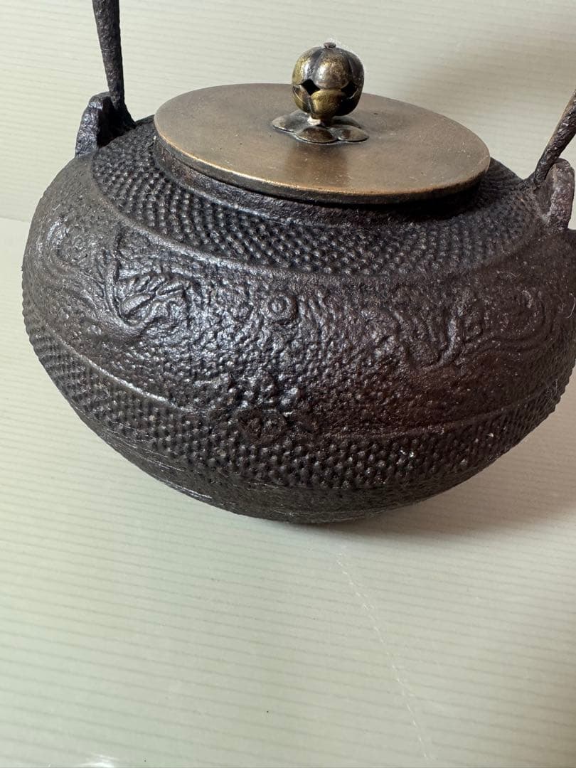 2853 茶道具　龍文堂　鉄瓶