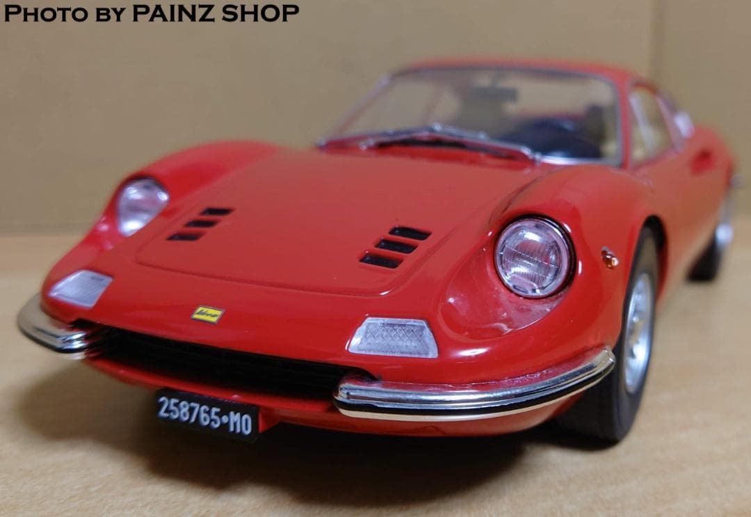 1/18 フェラーリ ディーノ 1969 レッド Dino 246GT MCG製