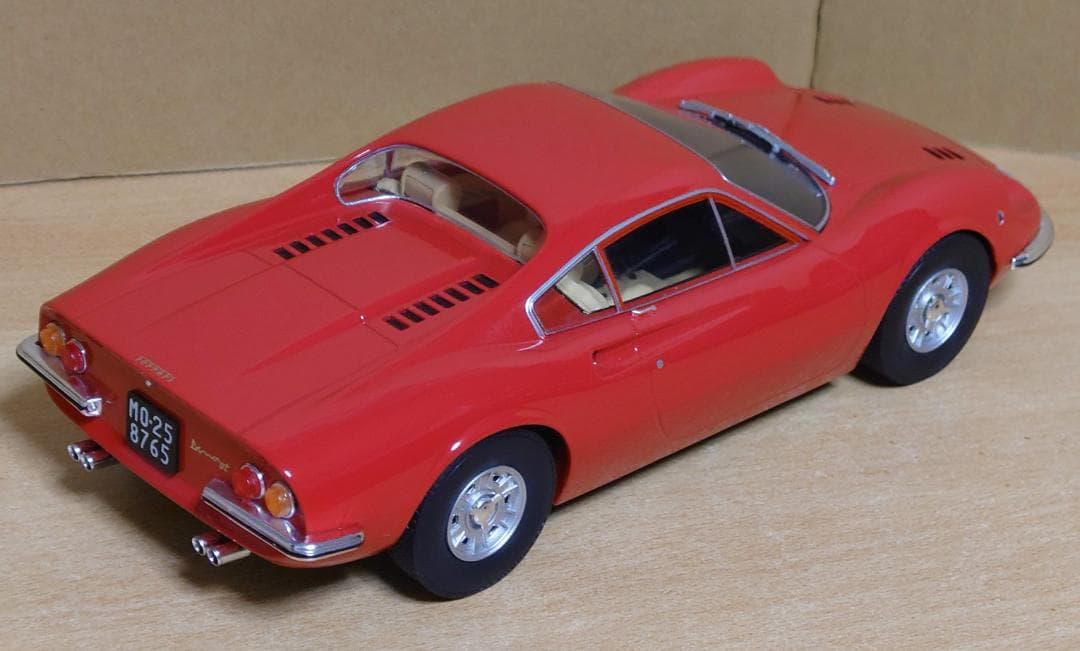 1/18 フェラーリ ディーノ 1969 レッド Dino 246GT MCG製