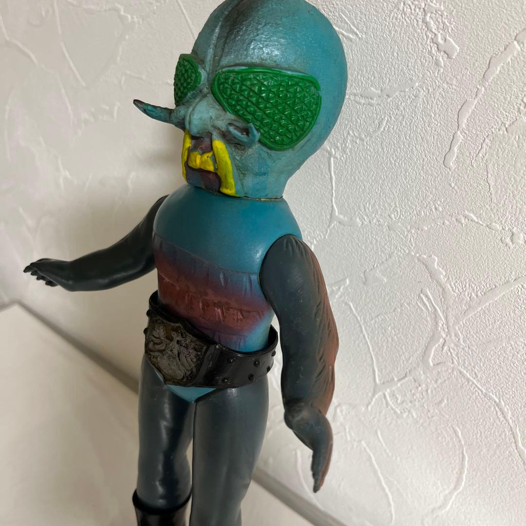 ⚠️激レア成型色　貴重　仮面ライダー　怪奇ハエ男　スタンダードサイズ　旧バンダイ