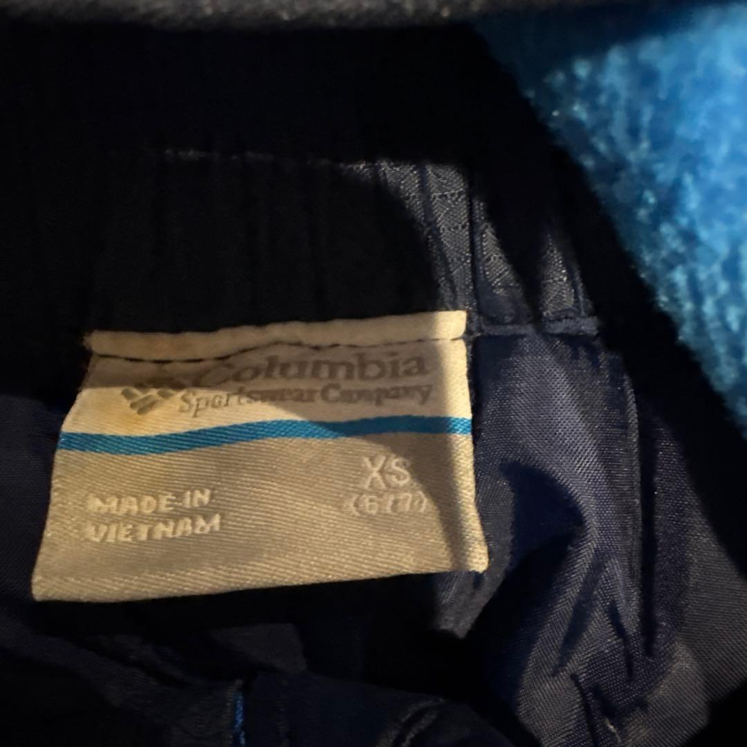 キッズ！Columbia 子ども用スキーウェア 青/黒120cm