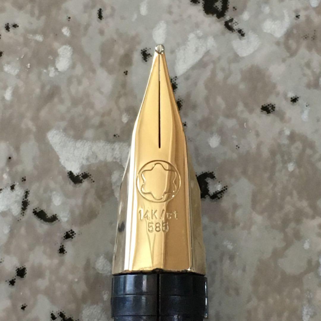#0010 オーバーホール済み 万年筆 モンブラン MONTBLANC 14k