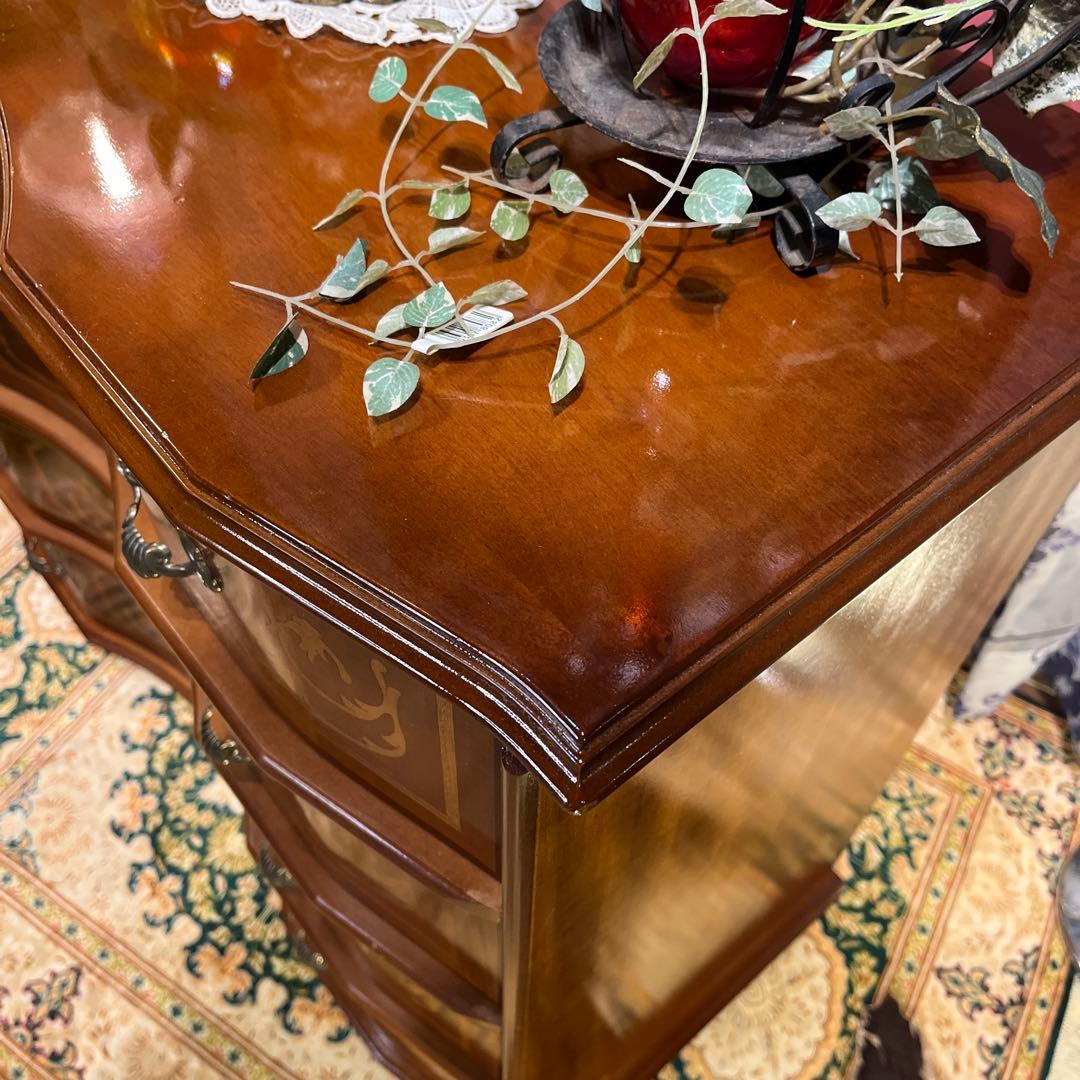 雪　Sale イタリアン アンティークPT 象嵌　４DRキャビネット