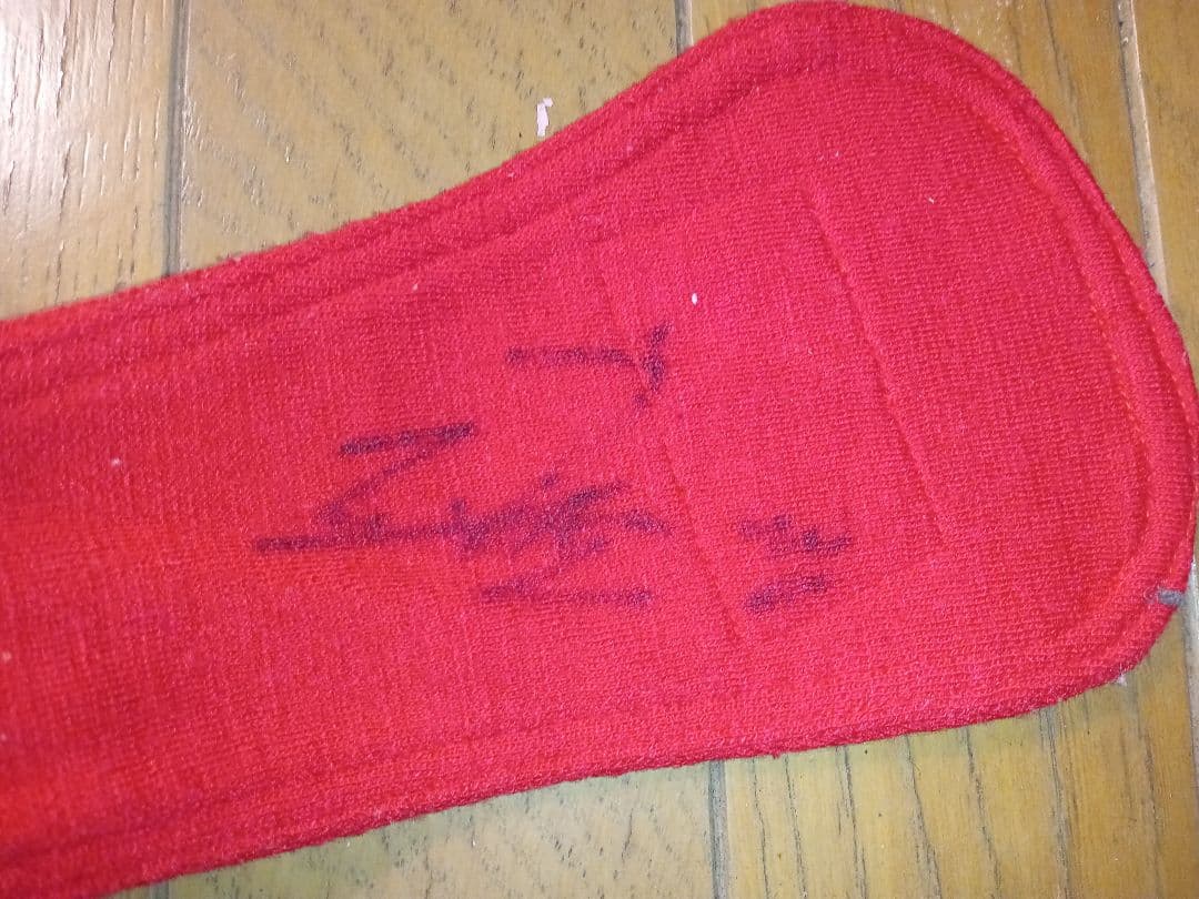 即決！オカノ 本人使用済み試合用 プロレスマスク サイン入り