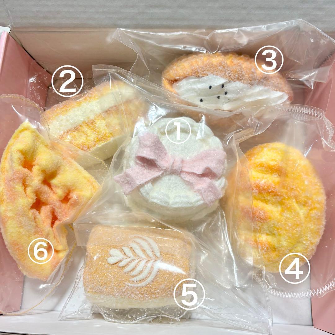 kikisquishy 粉付きスクイーズ 6個セット