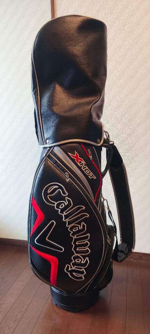 Callaway X Hot キャディバッグ 黒/赤