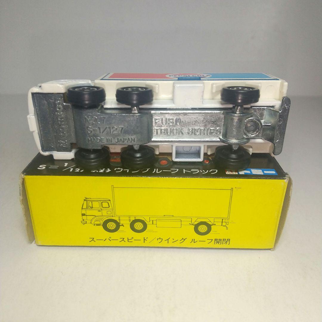 (3729)トミカ 黒箱 日本製 ふそう ウイング ルーフ トラック