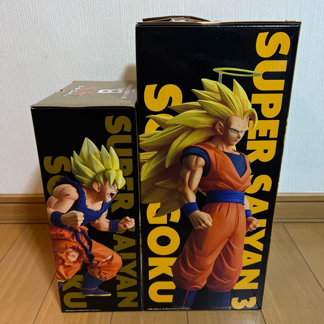 一番くじ ドラゴンボール A賞 超サイヤ人3孫悟空　B賞 超サイヤ人孫悟空