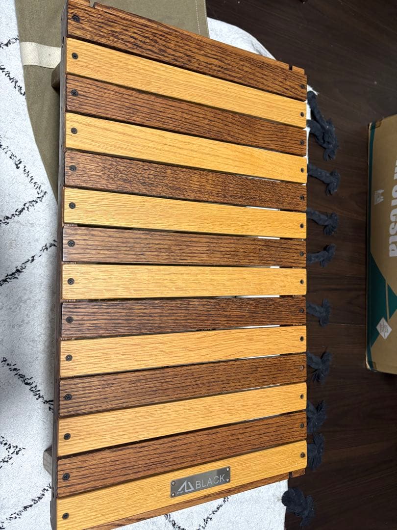 BLACK DESIGN ハレテーブル　収納袋、アイアンテーブル、延長脚セット