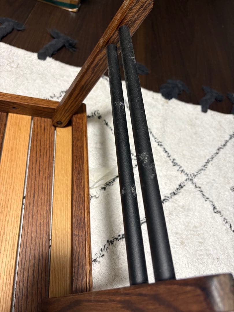 BLACK DESIGN ハレテーブル　収納袋、アイアンテーブル、延長脚セット