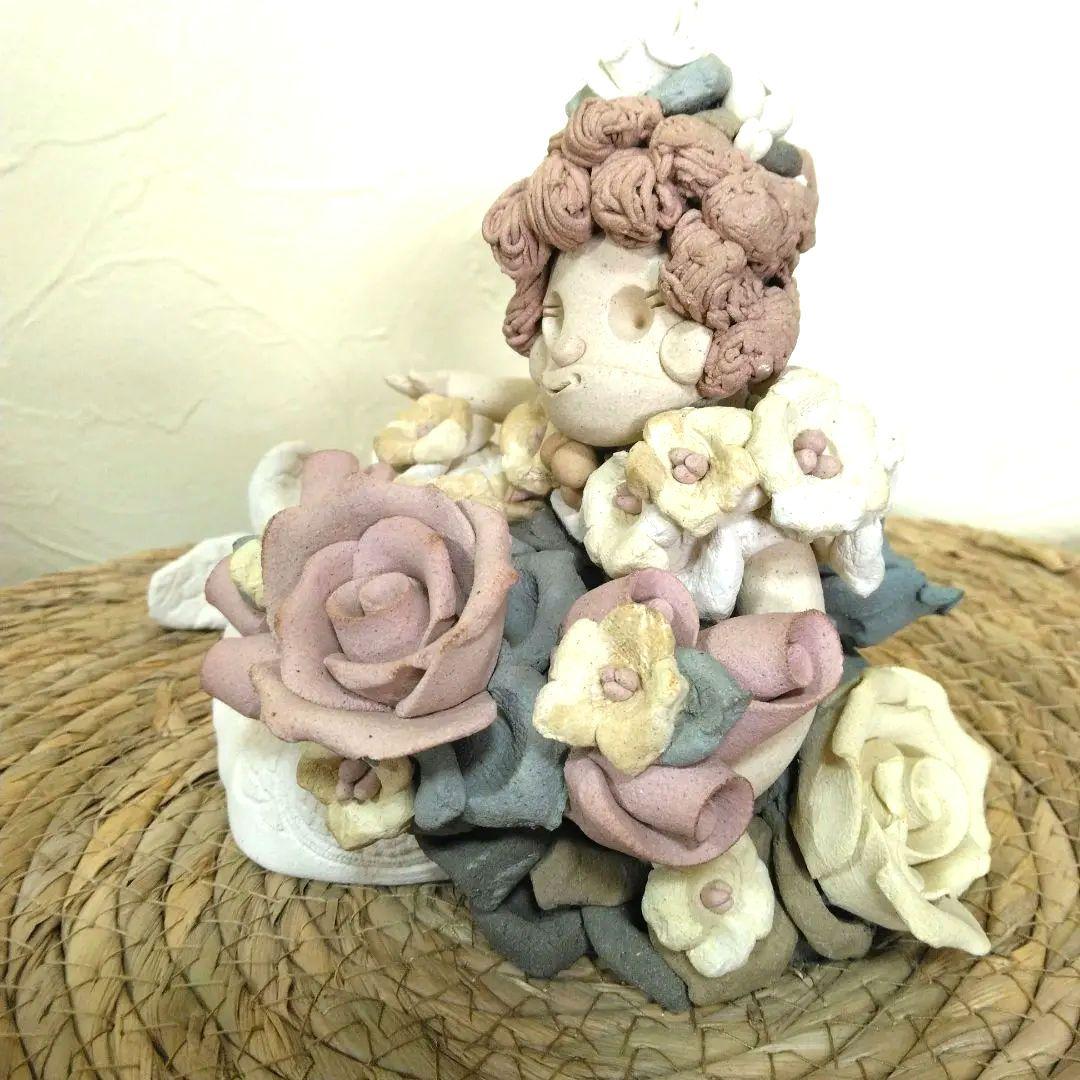 【SALE】笠間焼 陶芸 小林一富美作 森の妖精 ウエディング♡