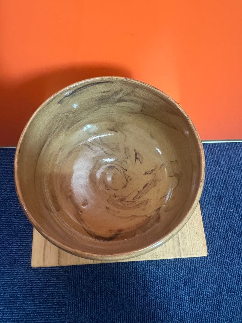 1744  香春焼　二代　山岡徹山作　茶碗　未使用