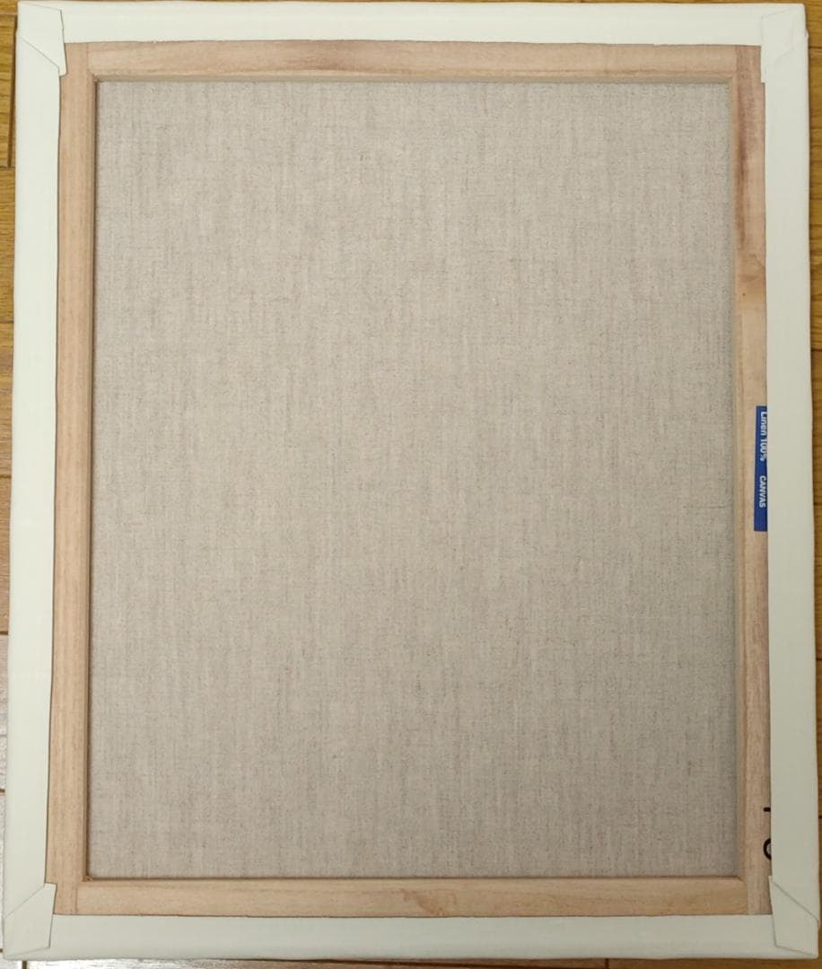 しらたまこ 10周年記念キャンバスアート しろいいぬ