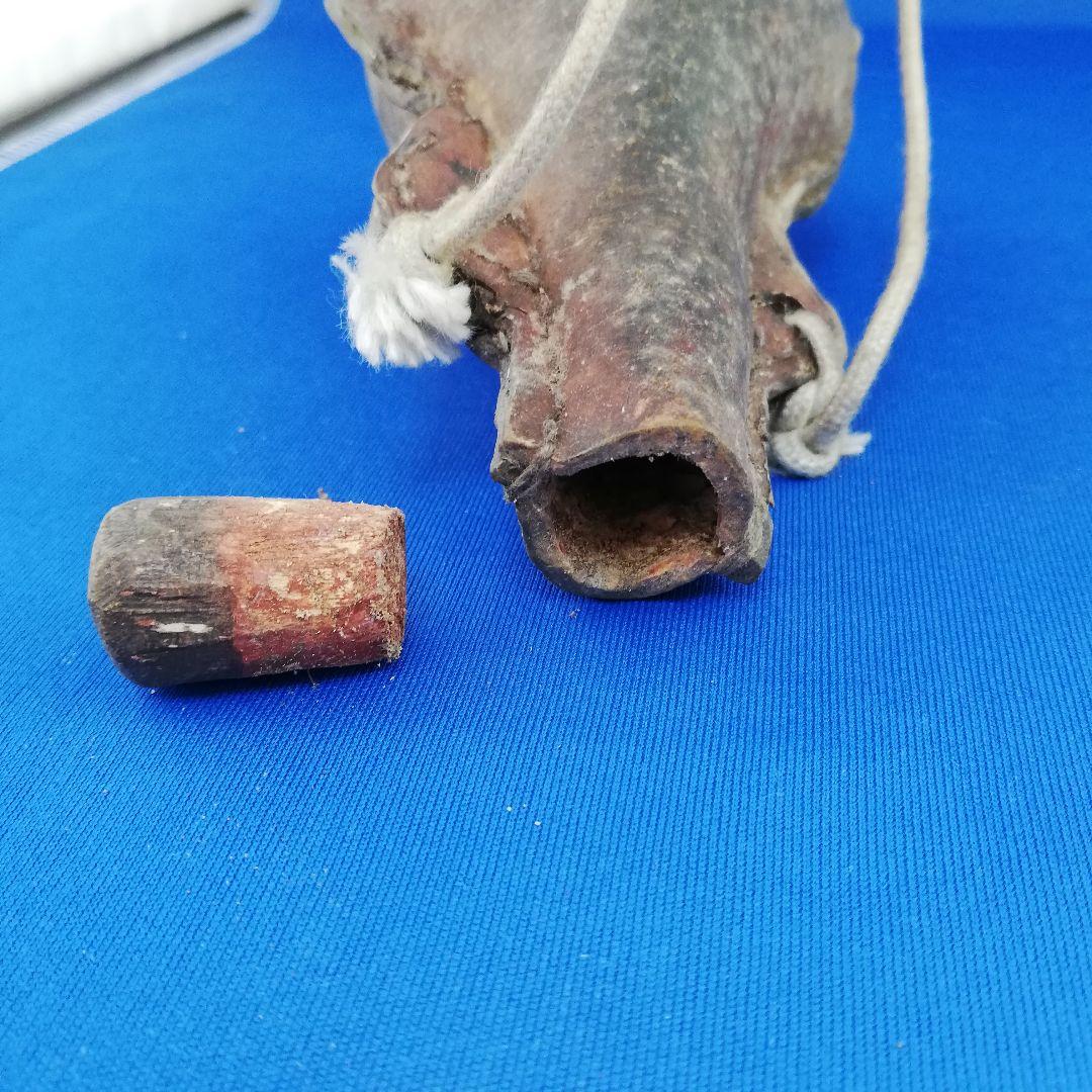 火縄銃の小道具　火薬入れ　火打石　縄切り　火口掃除　銃　鉄砲　大筒　古式銃