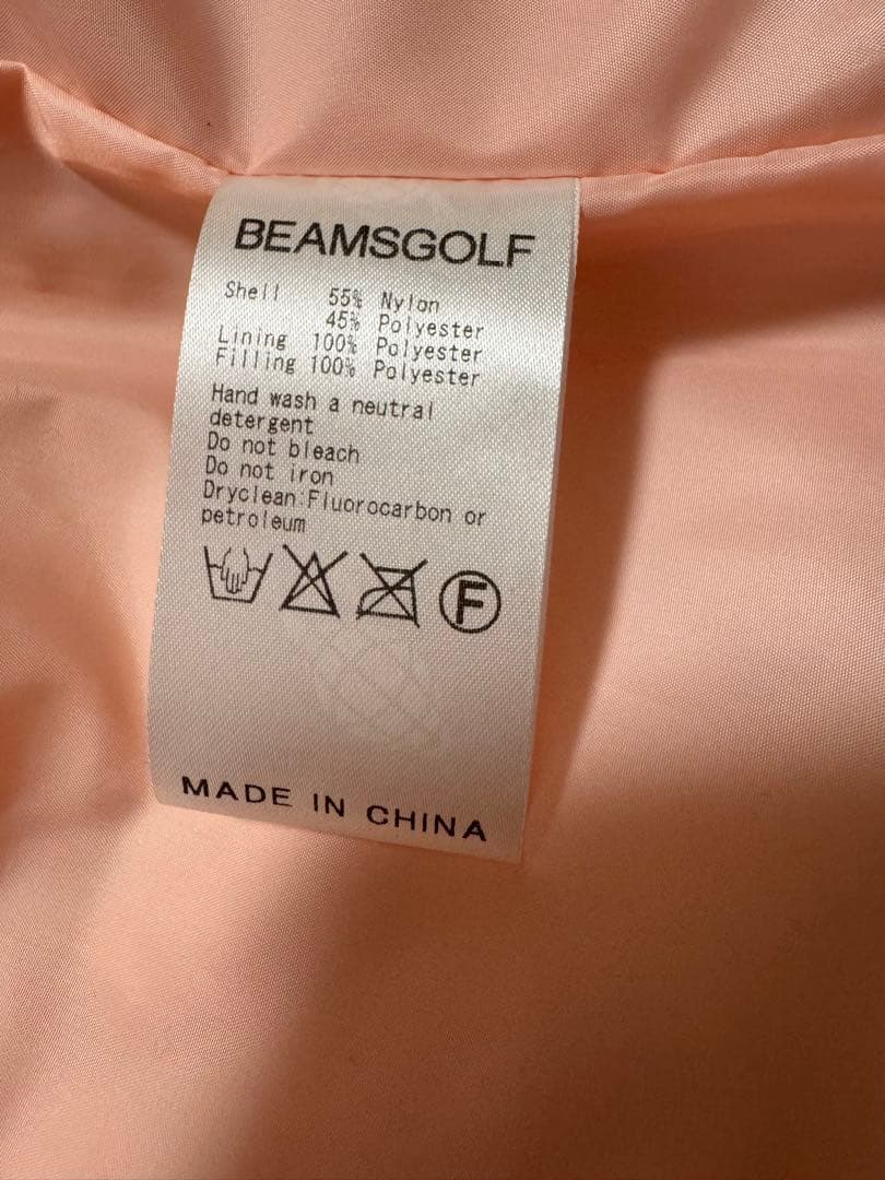 BEAMS GOLF　ビームスゴルフ 2way ダウンジャケット　中綿入り