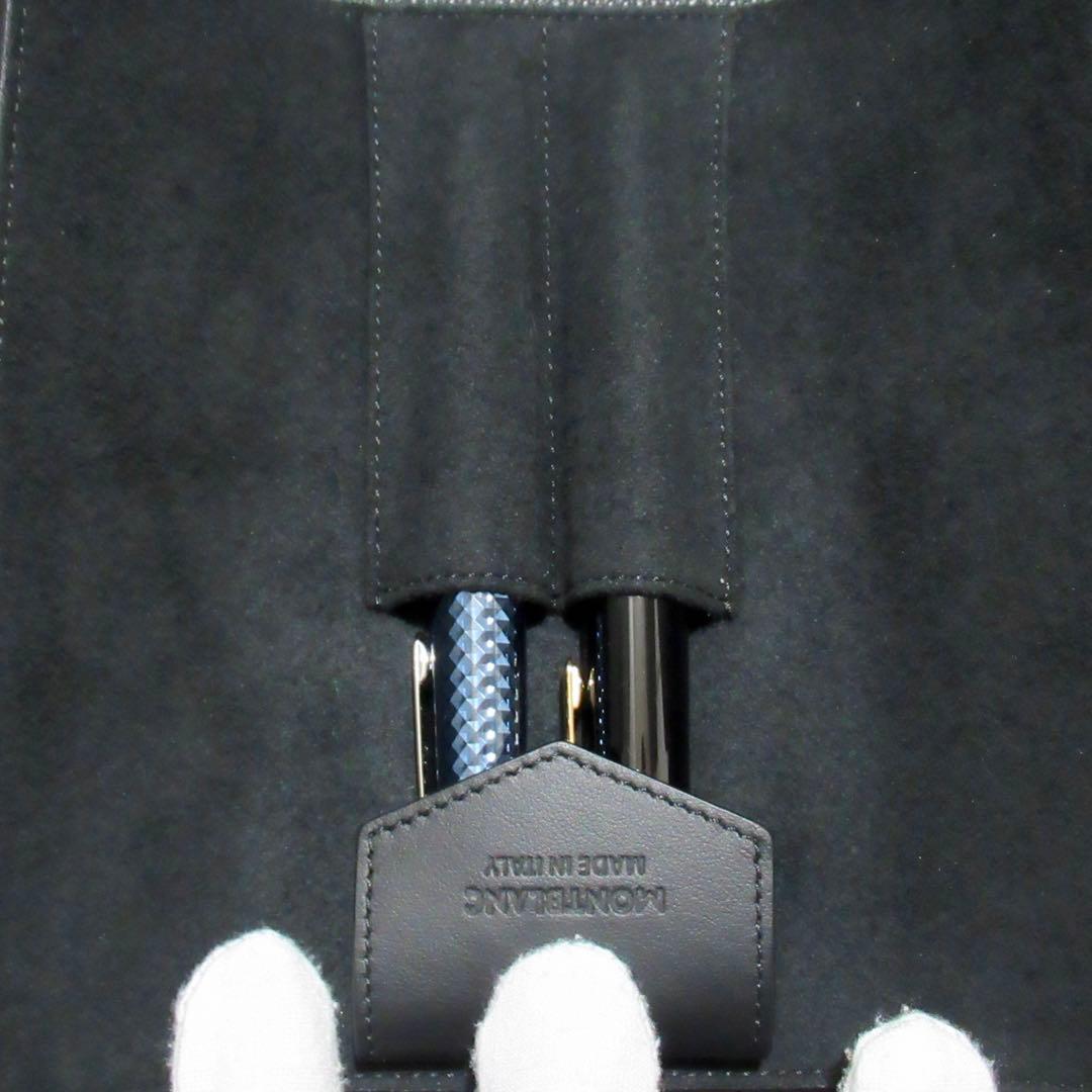 モンブラン ペンケース ペンポーチ ソフトグレイン 2本用 126265