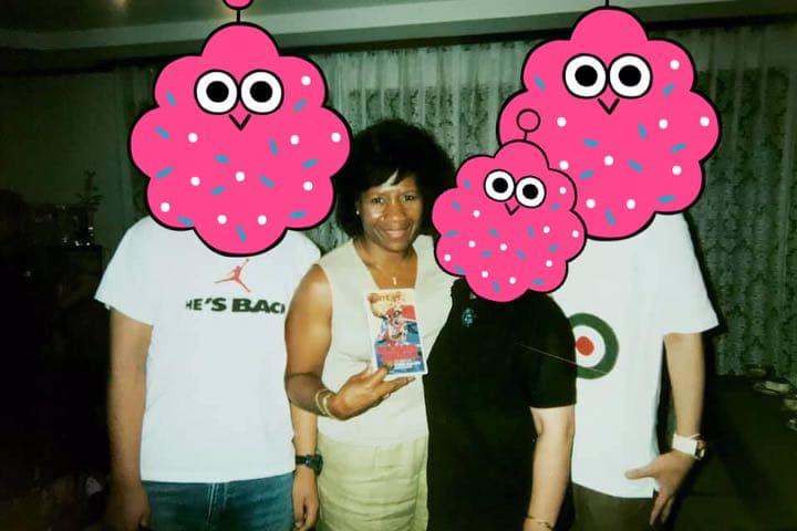 マイケルジョーダン　母　妹　直筆サイン