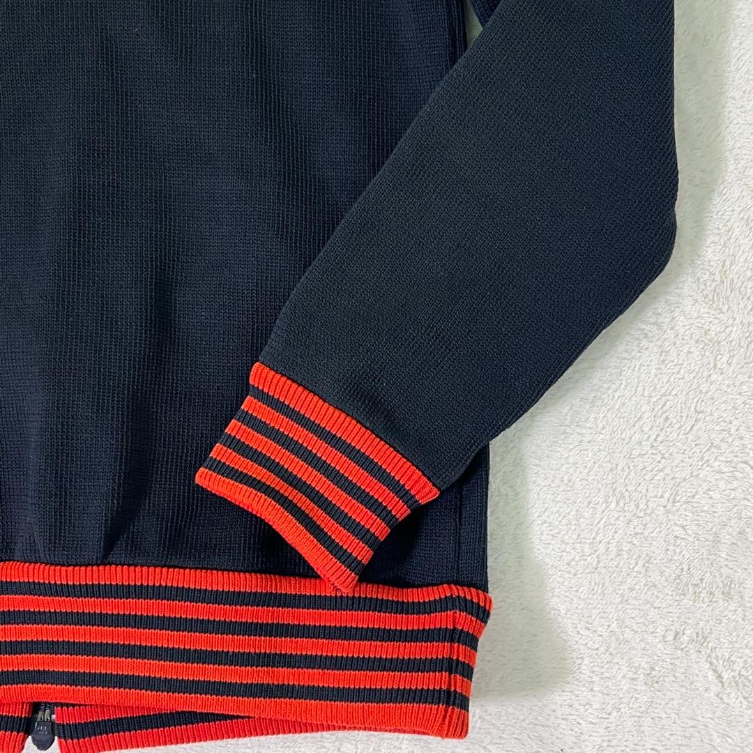 美品【PEARLY GATES】ゴルフフルジップニットジャケット 89ロゴ刺繍