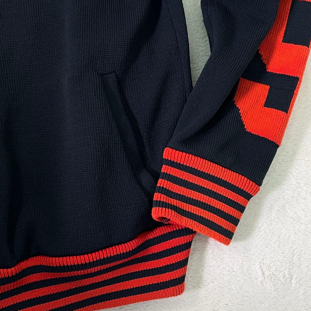 美品【PEARLY GATES】ゴルフフルジップニットジャケット 89ロゴ刺繍