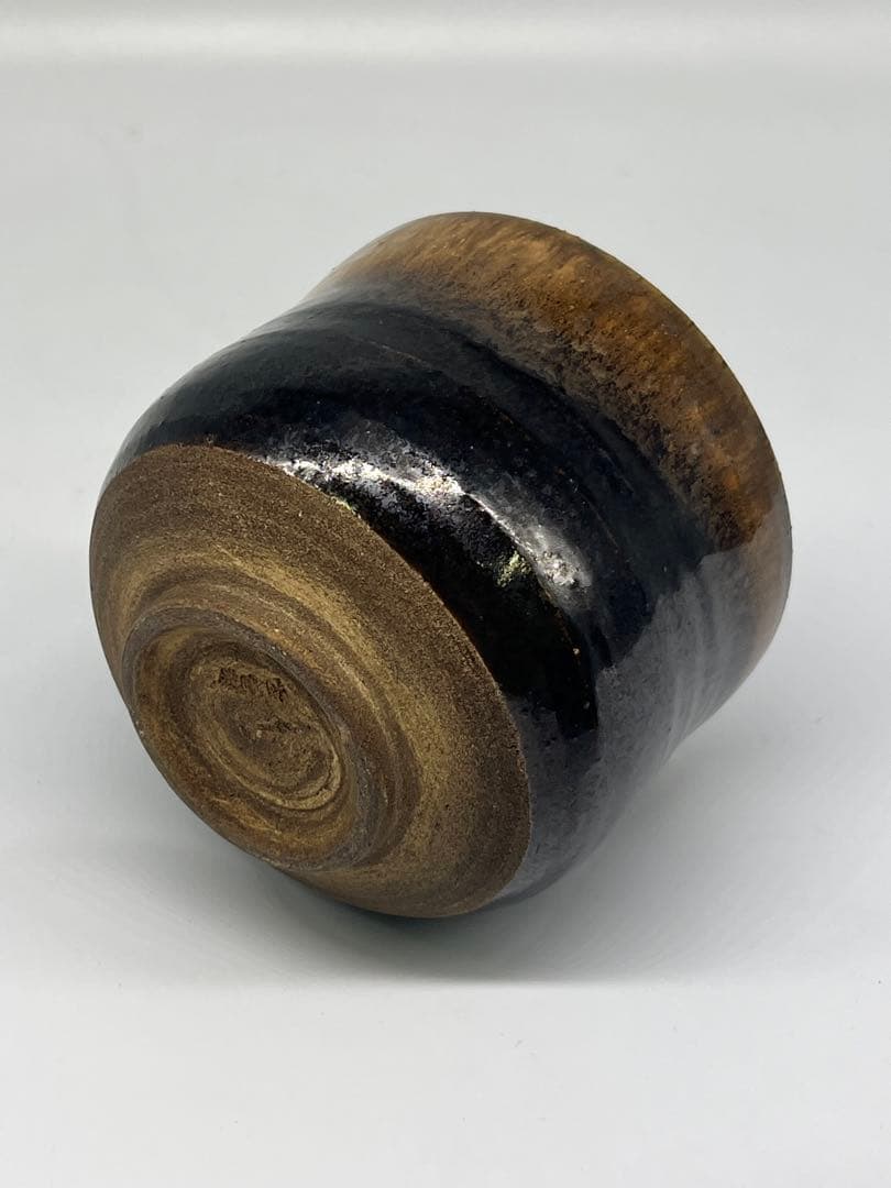 古美術　黒釉茶碗　在銘 M—4