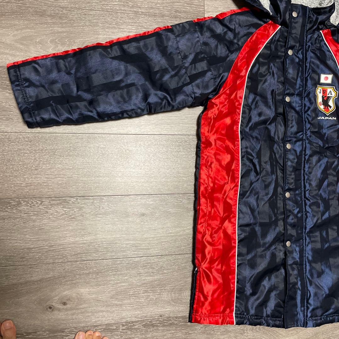 希少品 JFAサッカー日本代表 SAMURAI BLUE ベンチコート 150