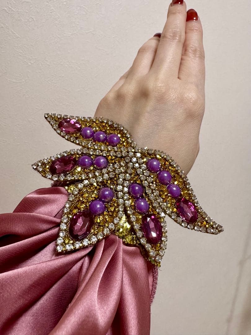 ベリーダンス　衣装　くすみピンク　【期間限定値下げ中】