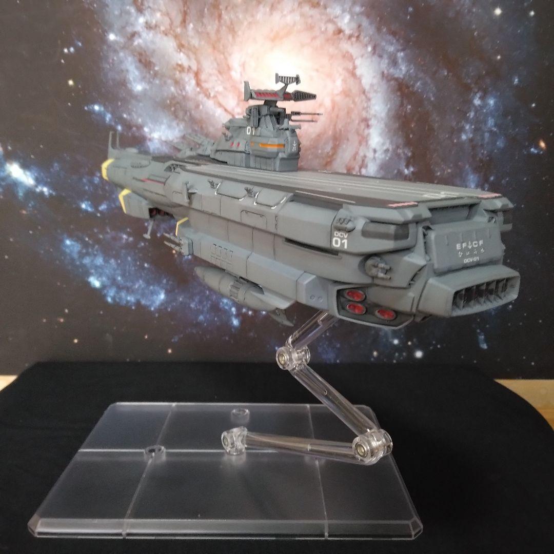 宇宙戦艦ヤマト3199 1/1000ヒュウガ級戦闘航宙母艦ヒュウガ全塗装完成品