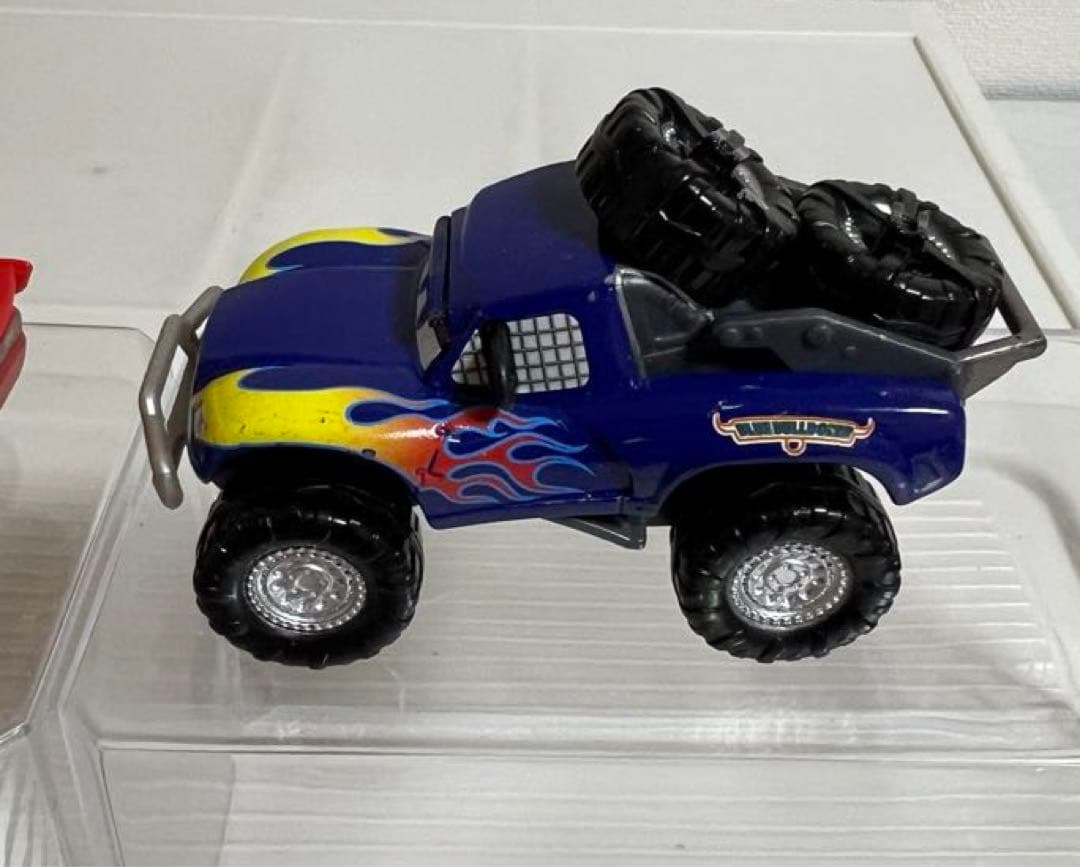 カーズ、ミニカー、（マテル）オフロードタイプ、マックイーン、ブルー・グリット